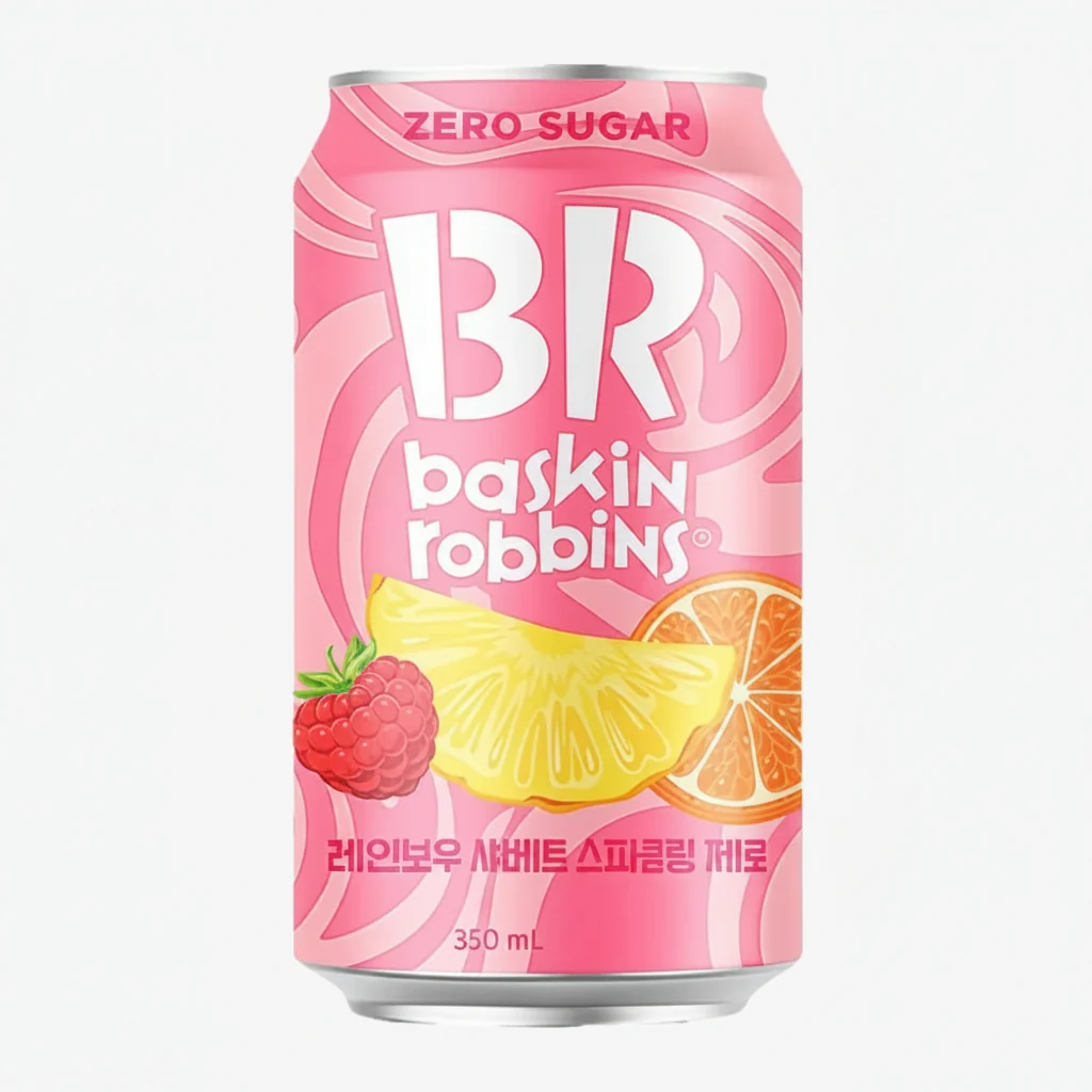Baskin Robbins - Zero Sugar Rainbow Sherbet Flavor