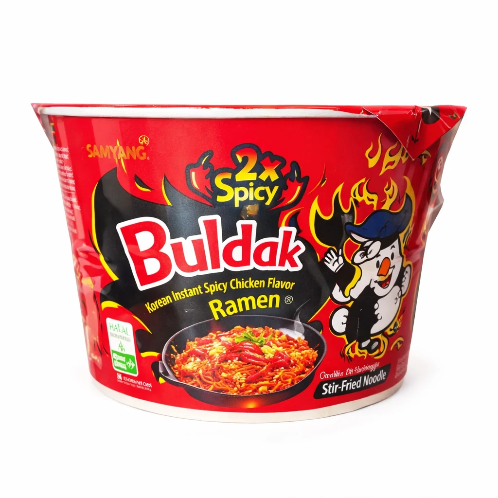 Buldak Variety Flavored Cups: Buldak Cup Taco 6-Pack - Image 5