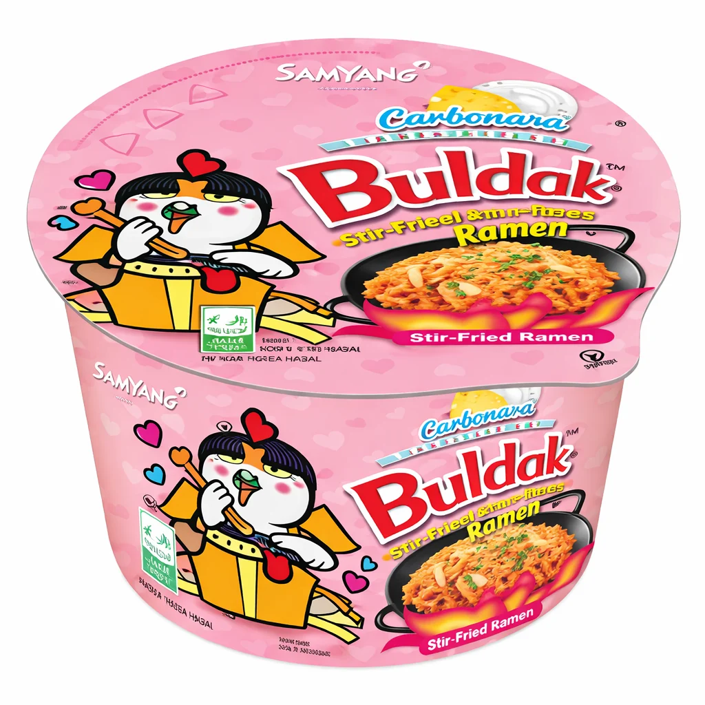 Buldak Variety Flavored Cups: Buldak Cup Taco 6-Pack - Image 7