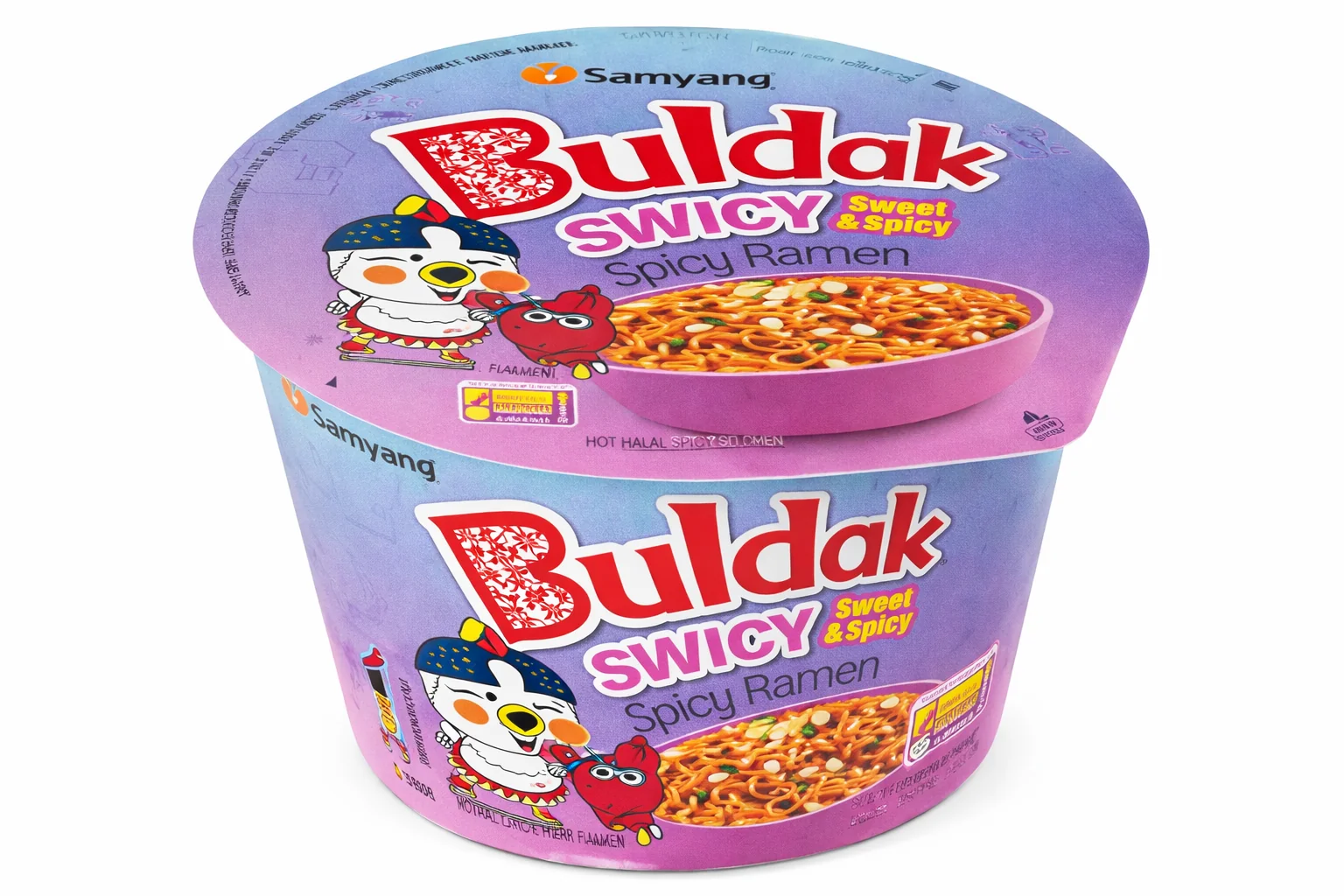 Buldak Variety Flavored Cups: Buldak Cup Taco 6-Pack - Image 8