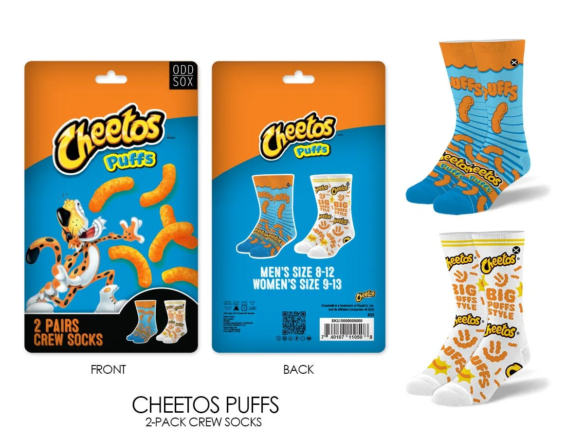Cheetos Puffs 2 Pack Crew - Novelty Bag