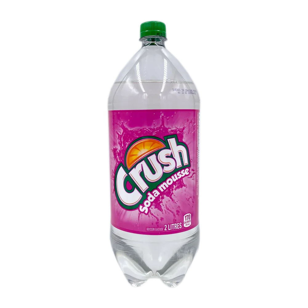 Crush Cream Soda Clear 2 Liters- Canada (Case of 12)