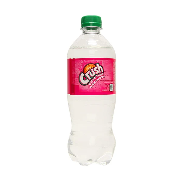 Crush Cream Soda Clear 591ml Case of 24 - Canada