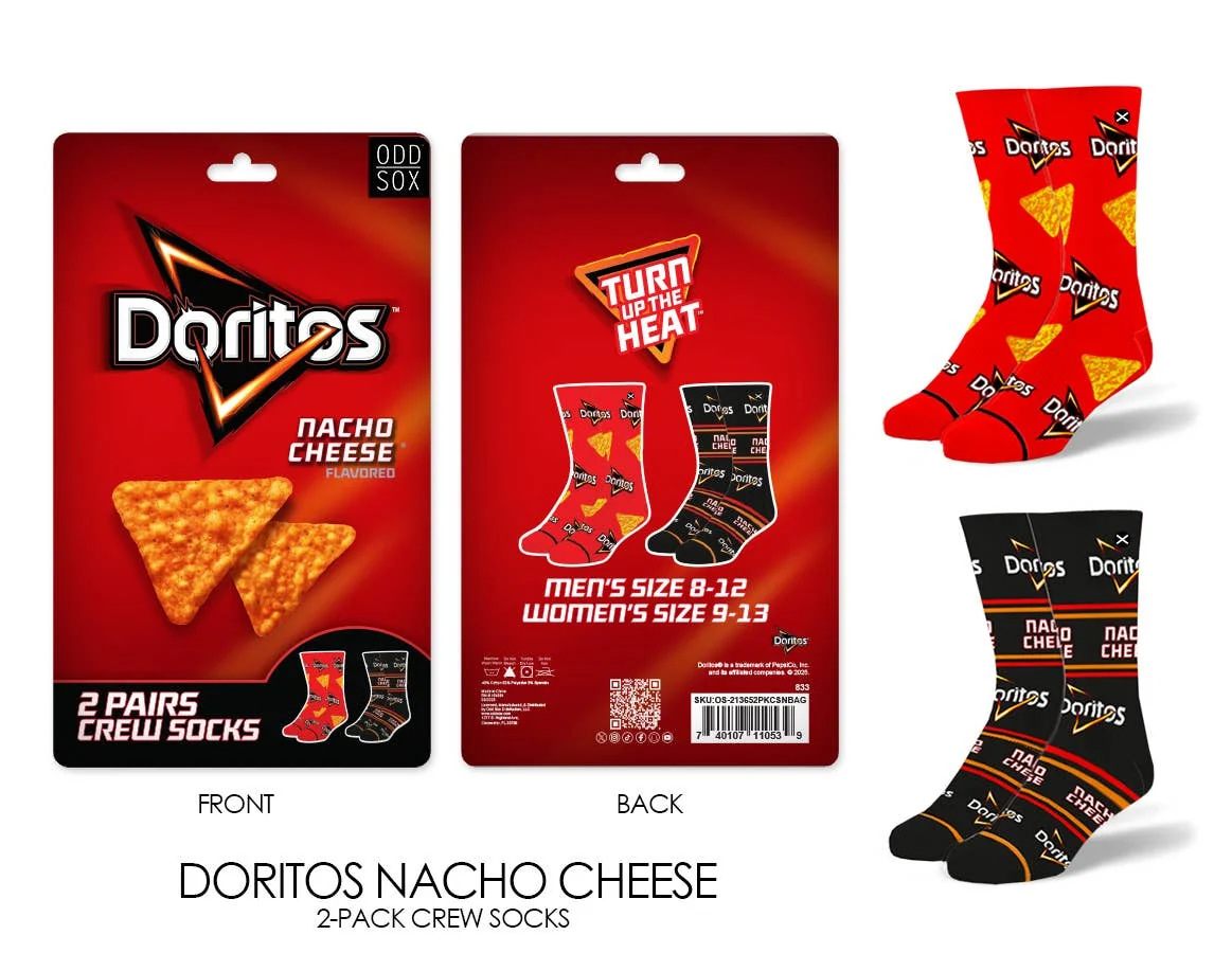 Doritos Nacho Cheese - 2 Pack Crew - Novelty Bag