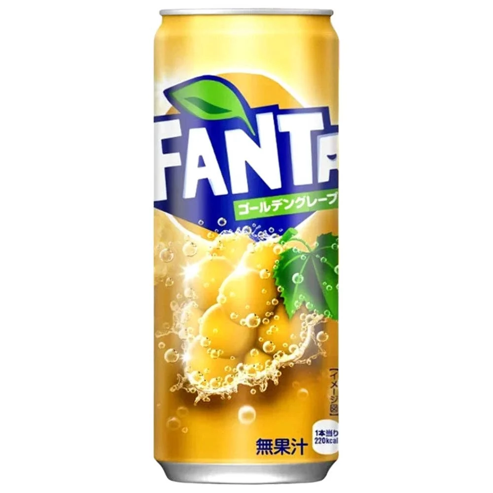 Fanta Golden Grape Can 500ml (Japan) - Image 2