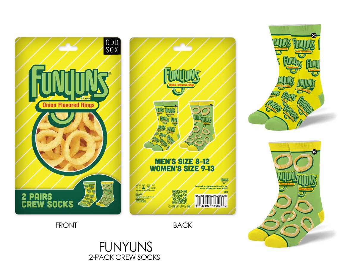 Funyuns 2 Pack Crew - Novelty Bag