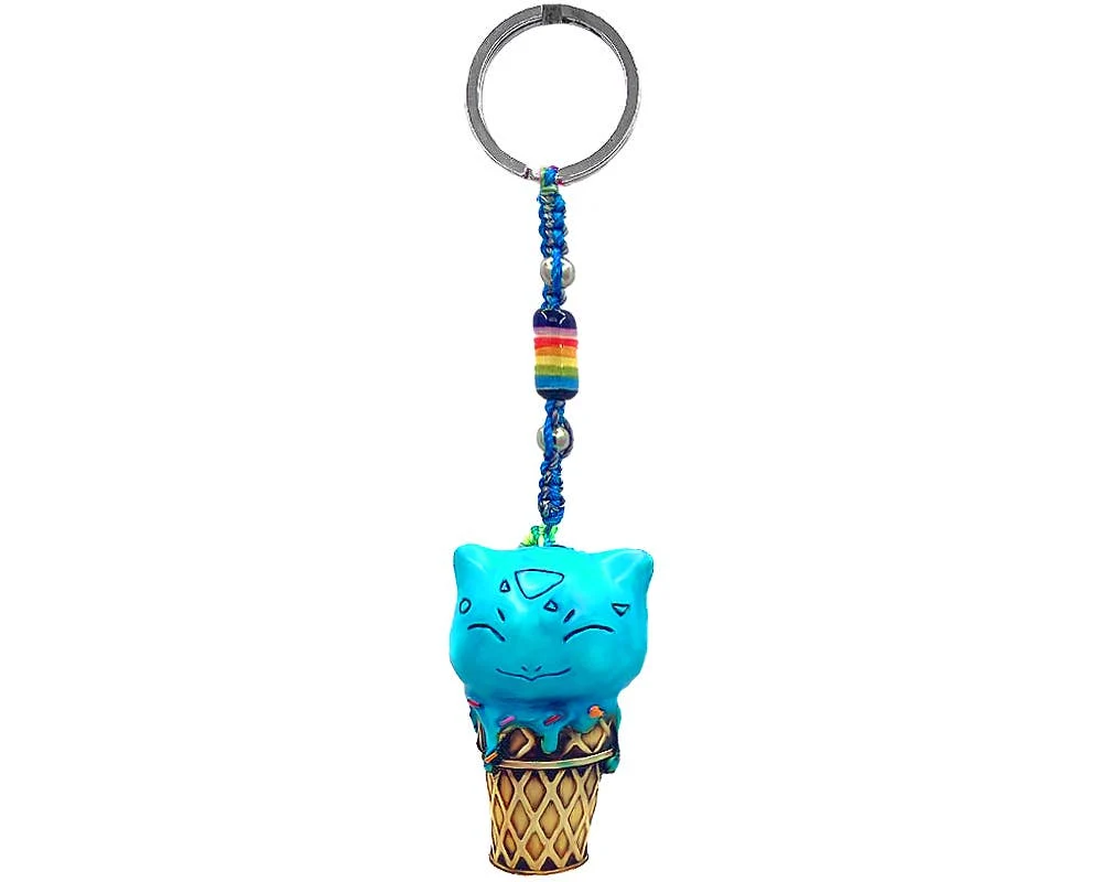Ice Cream Cone Sweet Food Durepox Resin Figurine Keychain - Image 12