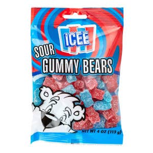 Icee Sour Gummy Bears 12/4OZ