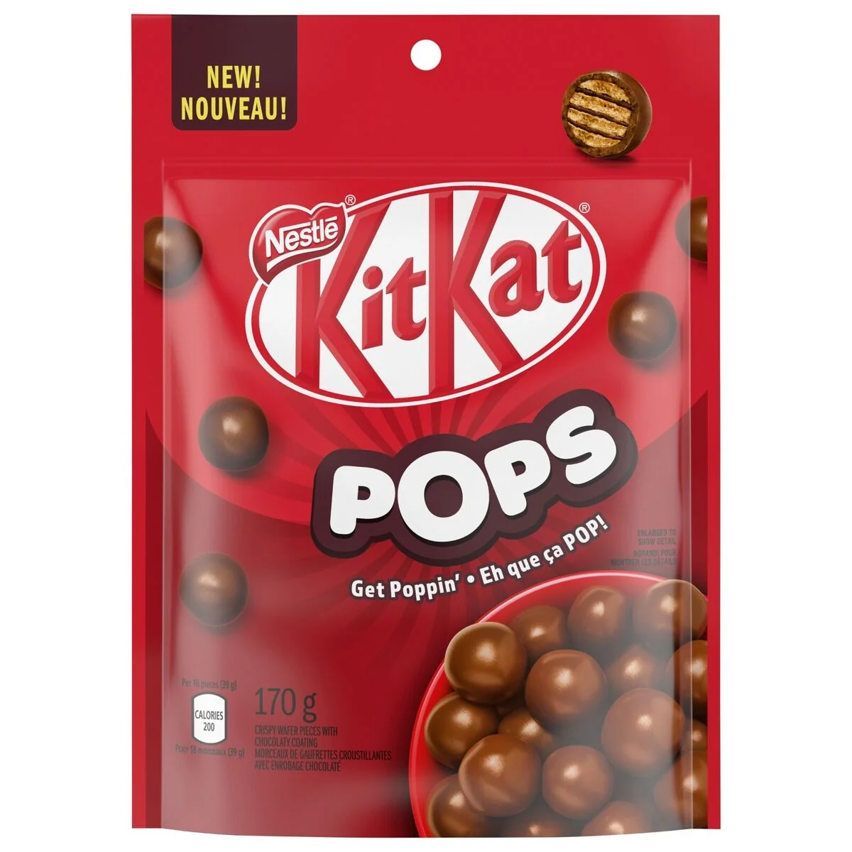 Kitkat Pops Bag - Canada - 5.99 Oz