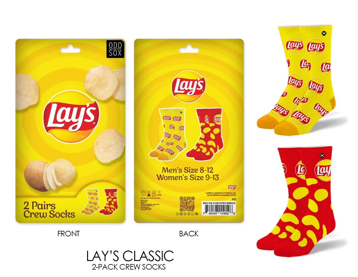 Lays Classic - 2 Pack Crew - Novelty Bag