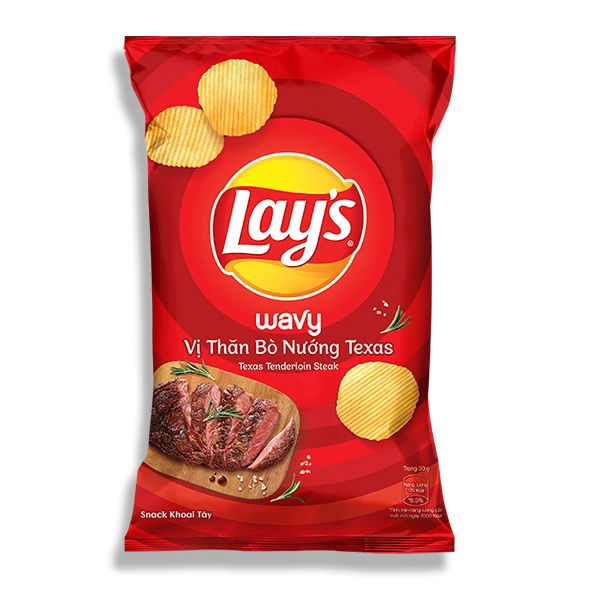 Lays Wavy Texas Tenderloin Steak