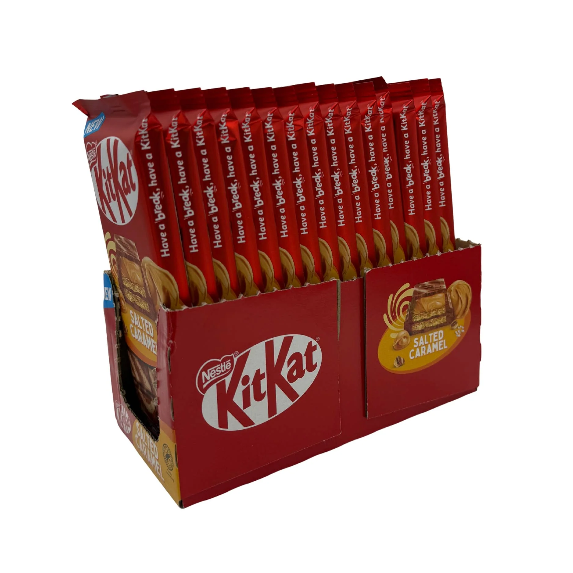 Limited Import - UK KitKat Salted Caramel 99g bar, 15ct - Image 3