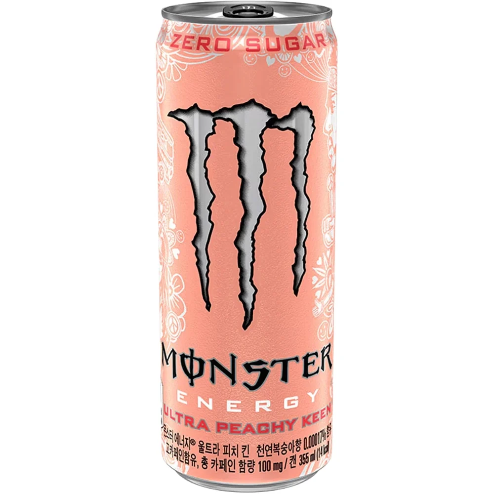 Monster Energy Zero Sugar - Ultra Peachy Keen Flavor (Korea)