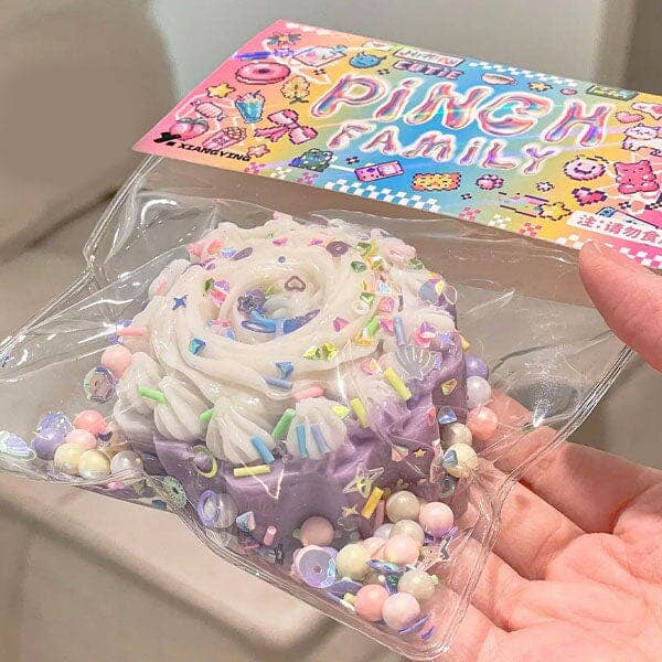 Pinch Family Taba Super Squishy Fidget Toys (1pc) Multiple Styles: Furry White Hamster - Image 10