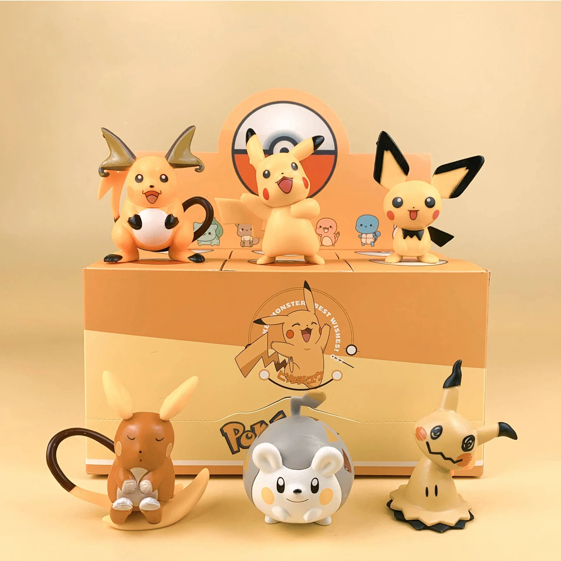 Pokémon Figurines Ornament Blind Box-6unit: Costume Pikachu (Generation 1) - Image 4
