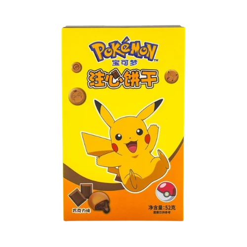 Pokémon Leda Filling Cookies - Chocolate Flavor