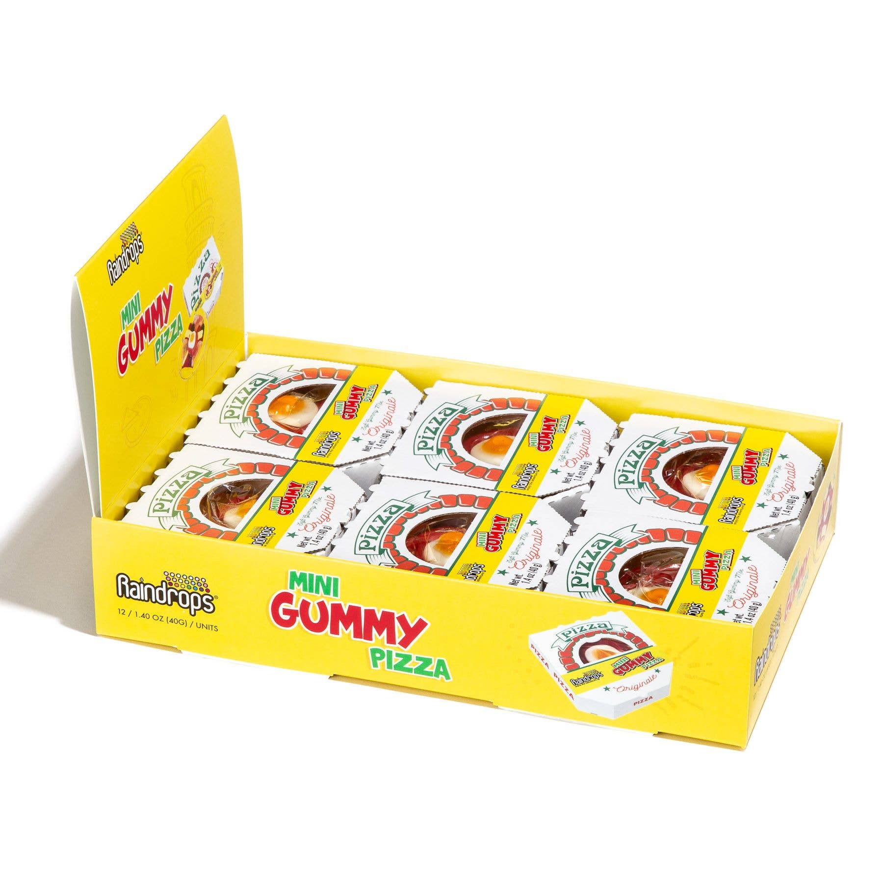 Raindrops Mini Gummi Pizza, 1.4oz, 12ct Case - Image 2