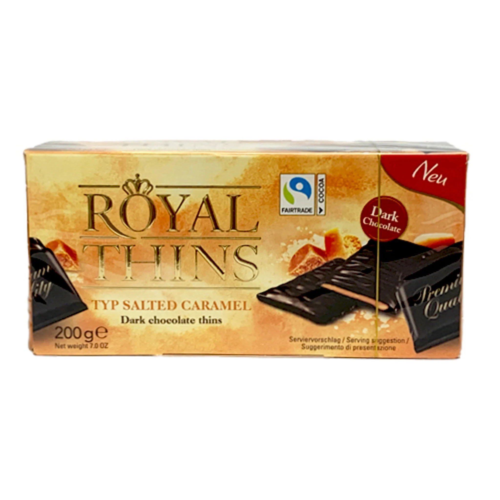 Royal Thins Salted Caramel Dark Chocolate