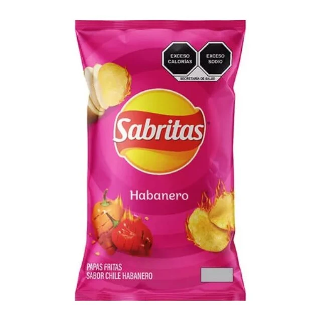Sabritas Habanero 48g  - Mexico (Case of 12)