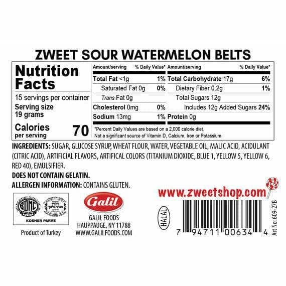 Sour Melon Belts | Zweet | 10 oz - Image 2