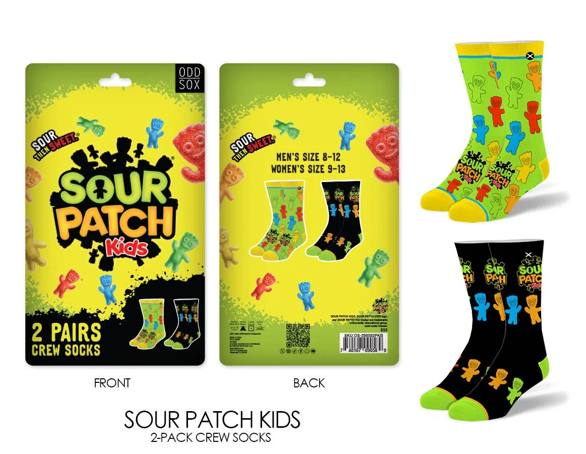 Sour Patch Kids 2 Pack Crew - Novelty Bag