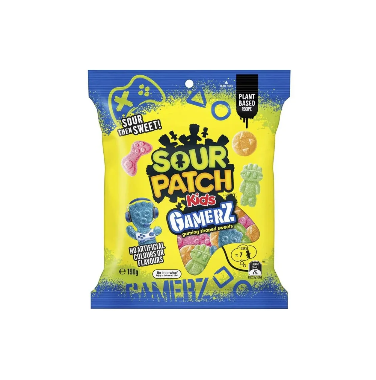 Sour Patch Kids Gamerz 190g -  Australia (Case of 12)