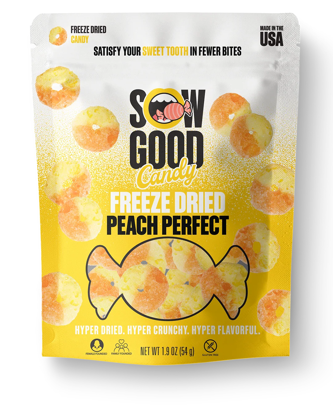 Sow Good Freeze Dried Peach Perfect