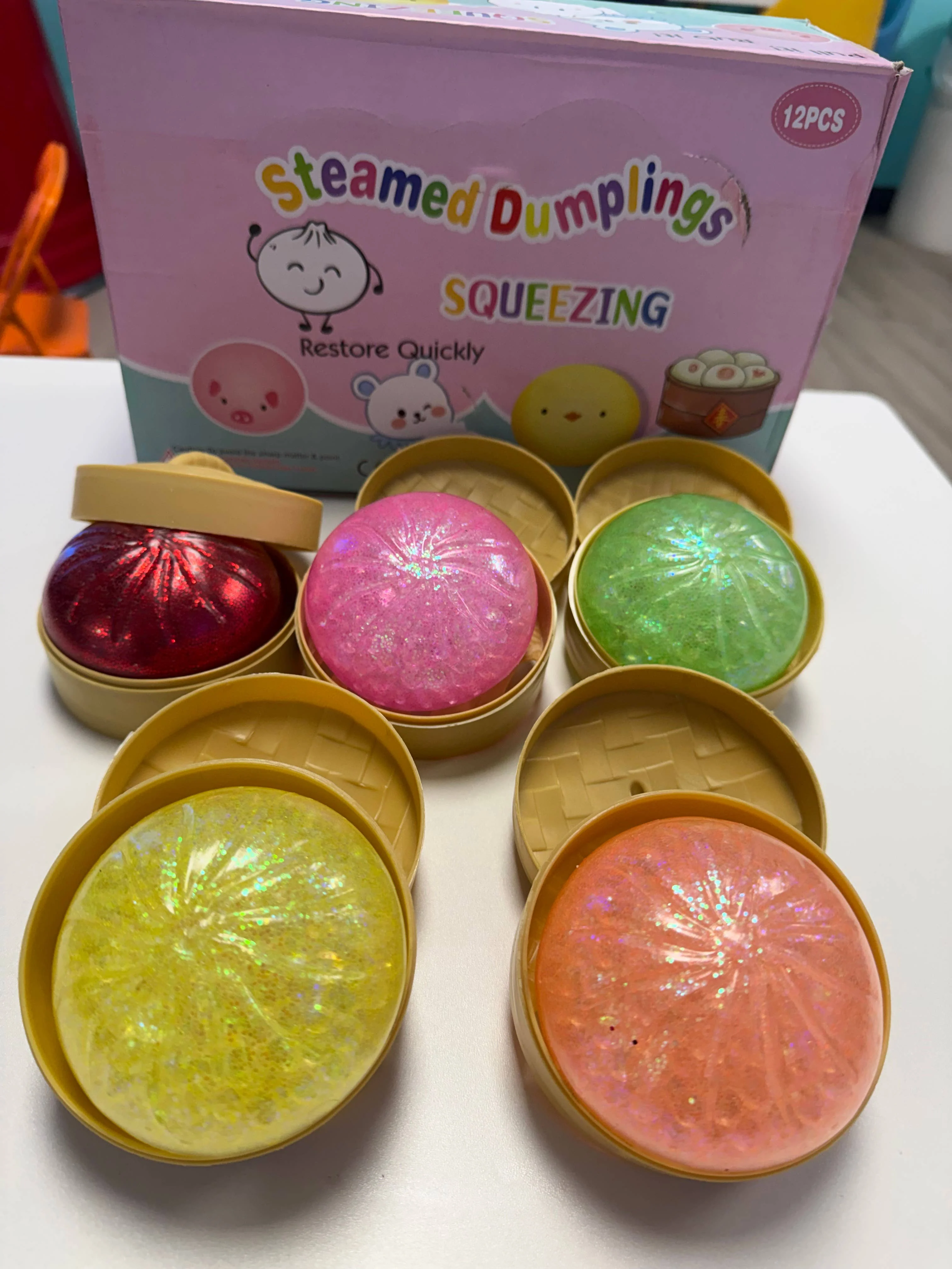 The Viral Dumpling Squishy- Glitter Edition :) - Image 3