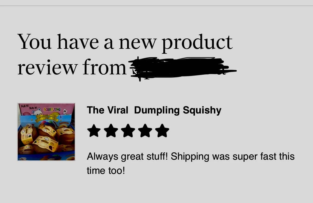 The Viral Dumpling Squishy- Glitter Edition :) - Image 5