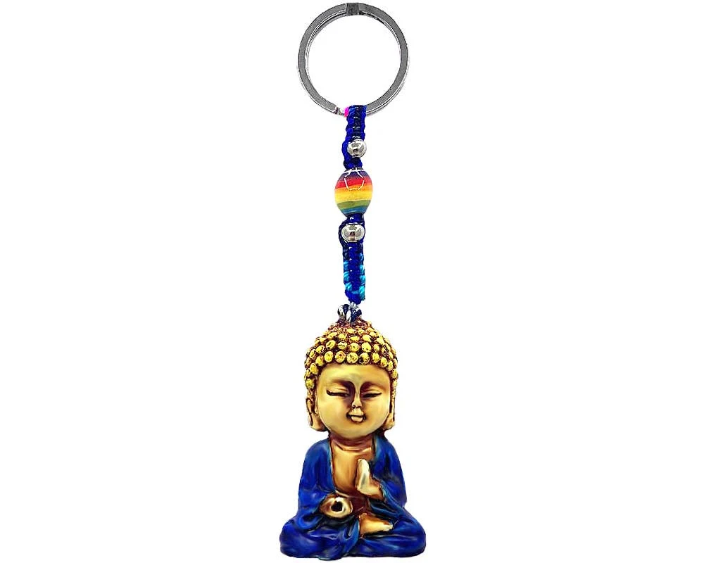 Tibet Baby Buddha Durepox Resin Figurine Keychain - Image 2