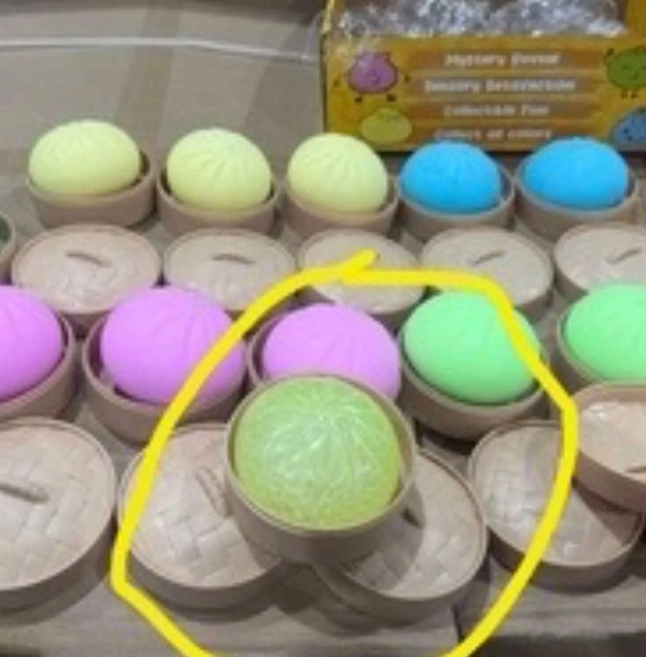     Viral Dumpling Squishy Mystery Box – Plain  - Image 2