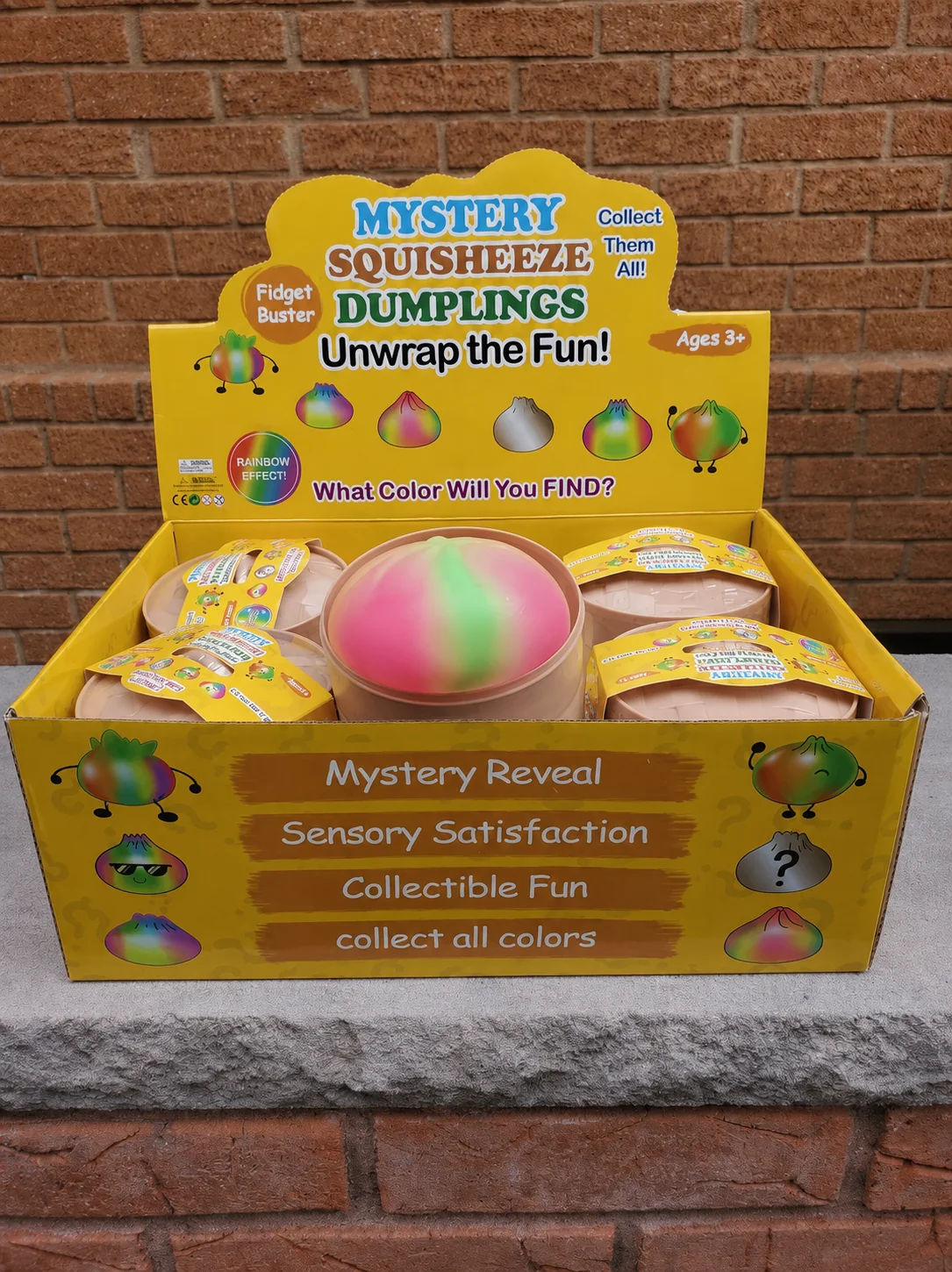     Viral Dumpling Squishy Mystery Box – Plain  - Image 3