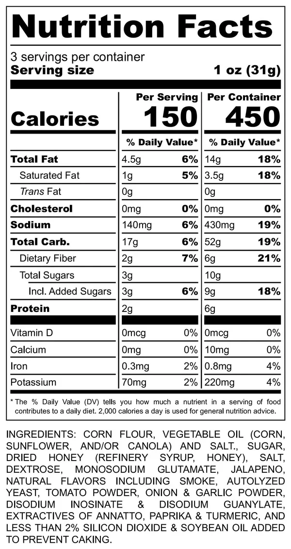 Yikes Honey Hot Rolled Corn Tortillas (4 oz) - Image 2